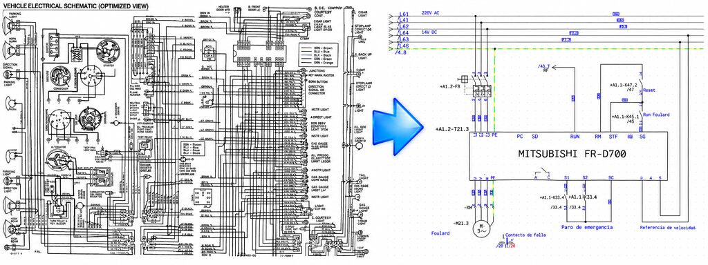 Diseño de sistemas eléctricos y neumáticos de control. mejora de planos